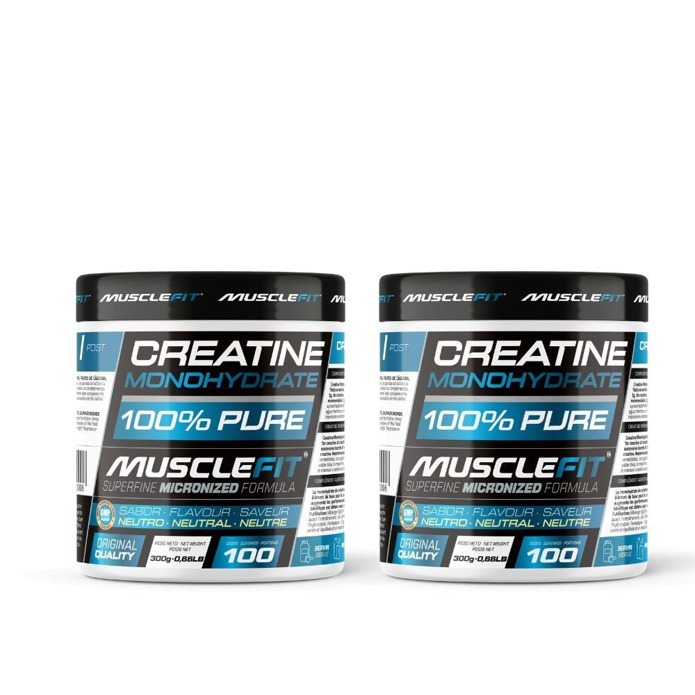 Pack 2 x Creatina Monohidrato Micronizada 300g - Musclefit