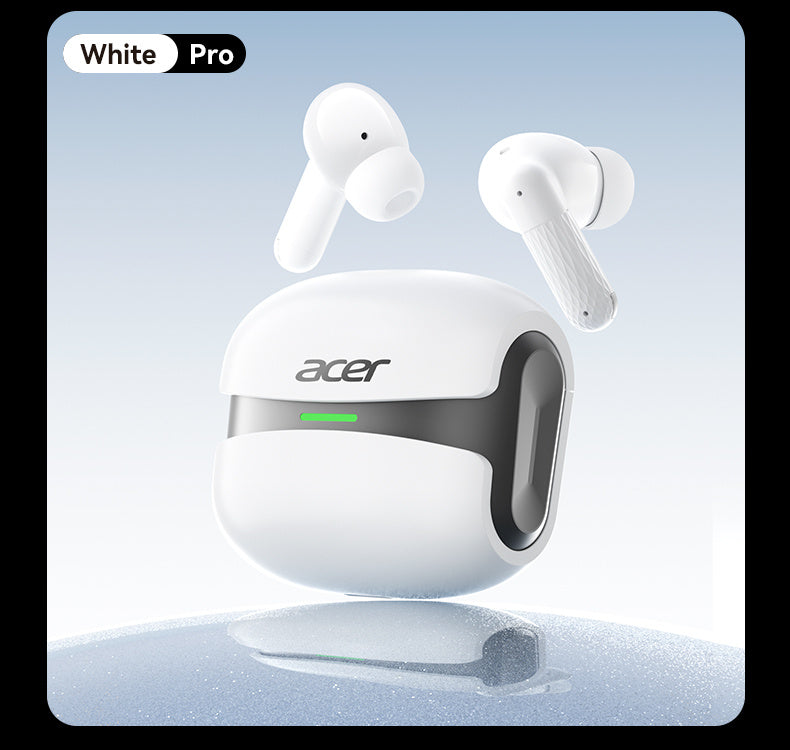 Auriculares Bluetooth | Acer Ohr Auriculares inalámbricos de 13.92 metros Anc Call con reducción de ruido, graves potentes, sonido estéreo