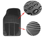 Alfombrillas Antideslizantes para Coche Alfombrillas Delanteras Set de 4 Alfombrillas Universales para Coche, Material PVC Duradero, Diseño Antideslizante y de Alta Gravedad, Instalación Fácil y Protección Completa para el Interior del Vehículo, Fácil de
