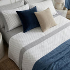 Juego de cama de 3/4 piezas apto para todas las estaciones, que incluye una sábana, una sábana ajustable y fundas de almohada. Medidas: 90 cm, 105 cm, 135 cm, 150 cm y 180 cm