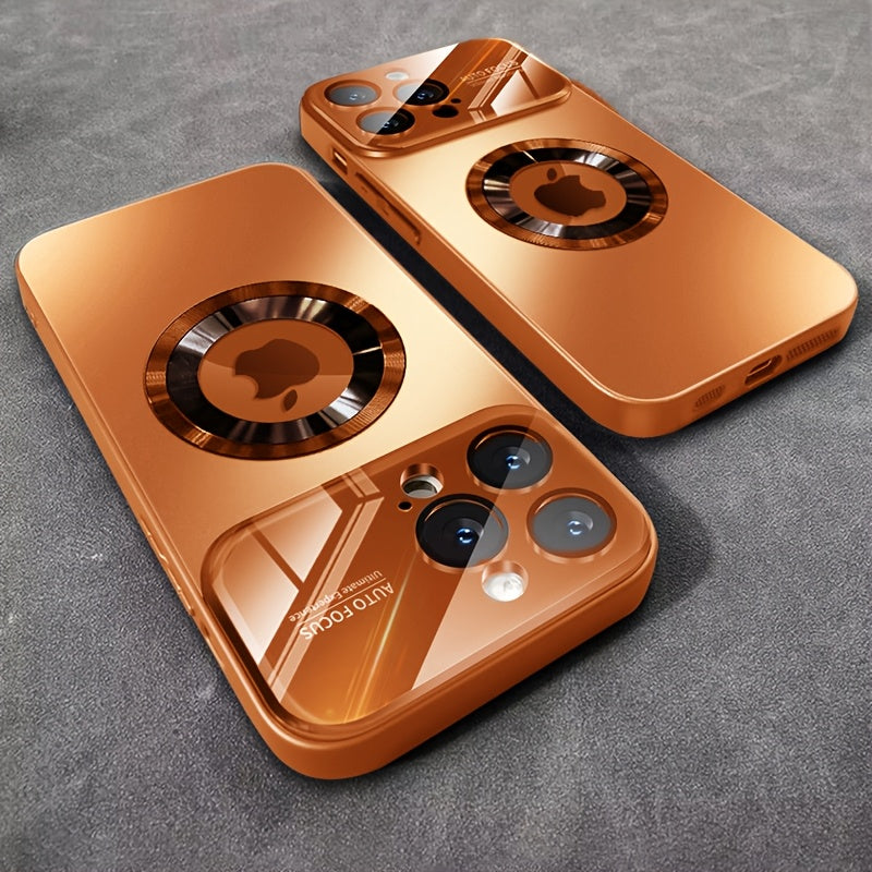 Funda magnética protectora para iPhone para protección y carga inalámbrica