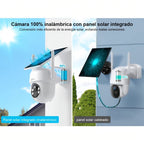ANRAN Cámara de exterior inalámbrica de 3MP con batería de respaldo, visión nocturna a color, detección humana y audio bidireccional, alarma de sirena, adecuada para vigilancia empresarial, almacenamiento en la nube/SD, compatible con Alexa