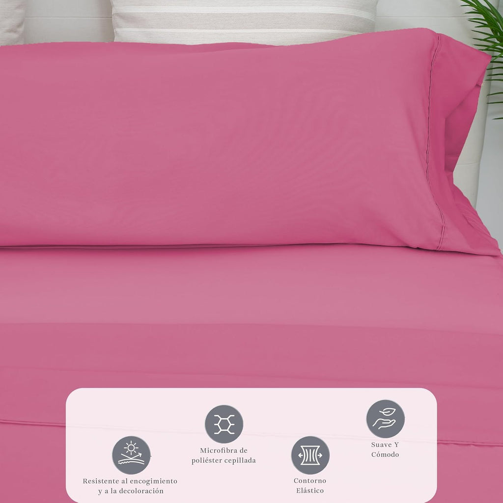 Juego de cama de tres piezas, suave y cómodo, adecuado para todas las estaciones, rosa, azul, rojo rosa, negro, gris, blanco, adecuado para camas de 90 CM, 105 CM, 135 CM, 150 CM, 180 CM