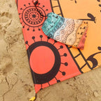 Manta de playa compacta ultraligera resistente al agua y arena de 304,8 x 274,32 pulgadas/210,82 x 200,66 pulgadas. Ideal para la playa, el parque, el césped, el camping, senderismo, conciertos y equipo al aire libre.