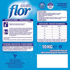 Flor Profesional Azul Suavizante Concentrado 10 L (250 Lavados) – Frescor Superior y Fragancia Duradera