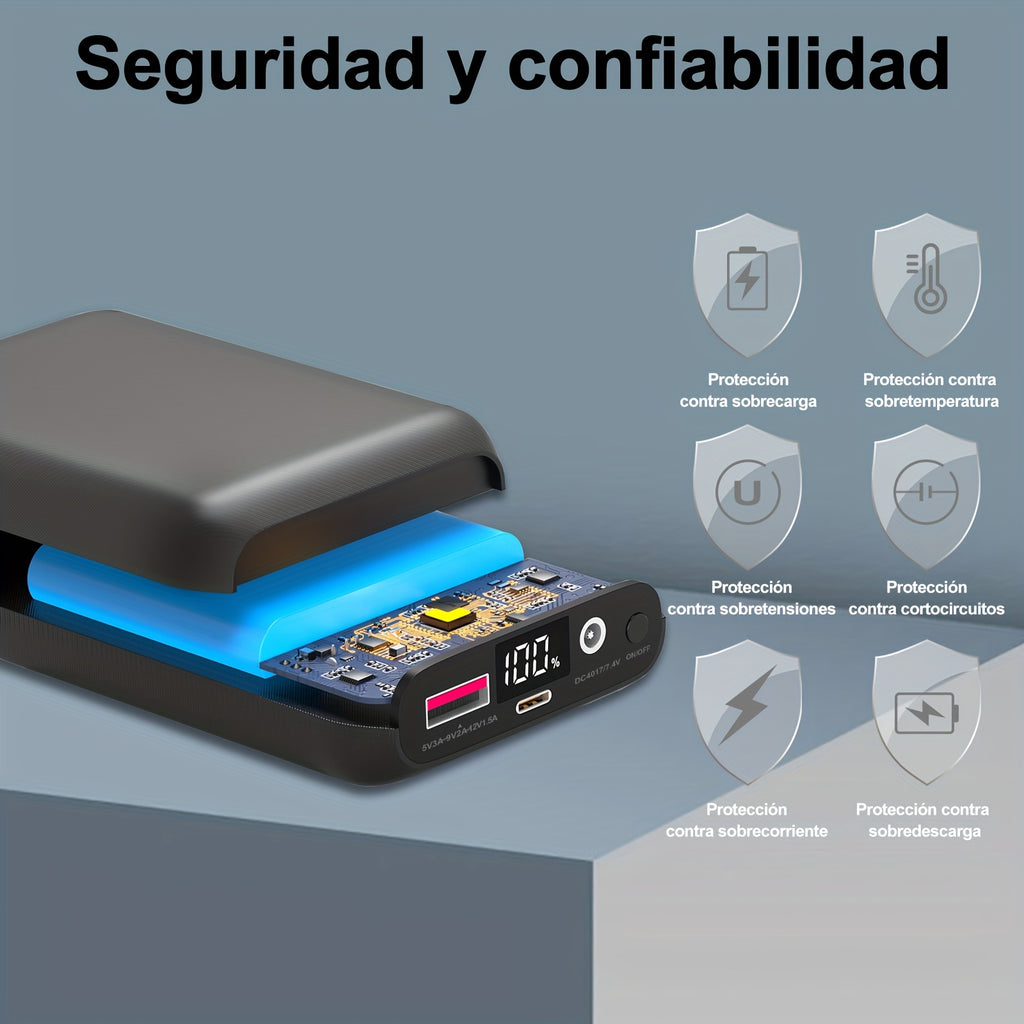 Power bank para carga durante viajes y uso diario | 16000mAh y 22.5W