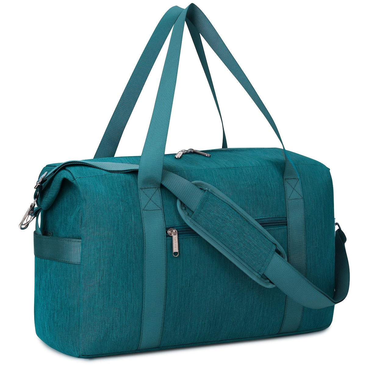 Maleta de Cabina Aprobada por la TSA - Bolso Plegable para Asiento, Compacto y Ligero, Aprobado por Aerolíneas con Bolsillo con Cremallera, Maleta de Viaje Plegable para Negocios y Ocio - Morado, Compartimento Principal Espacioso para Viajes de Una Noche