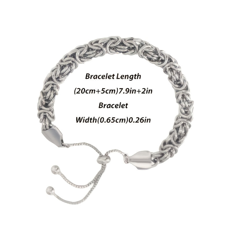 Mejora tu estilo con esta pulsera unisex flexible de cuerda retorcida hecha de plata de ley 925, ideal para regalos en San Valentín, Navidad o aniversarios, y que incluye una linda caja de regalo.