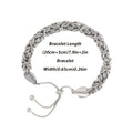 Mejora tu estilo con esta pulsera unisex flexible de cuerda retorcida hecha de plata de ley 925, ideal para regalos en San Valentín, Navidad o aniversarios, y que incluye una linda caja de regalo.