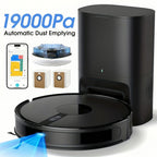Lubluelu 2025 Nuevo Robot Aspirador y Trapeador B40Plus/Sl60D - Succión Potente de 5100Pa, Autovaciado, Mapeo Multi-Suelo, Solución de Limpieza 3 en 1 para Pelo de Mascotas, Alfombras y Suelos Duros con Función de Autocarga