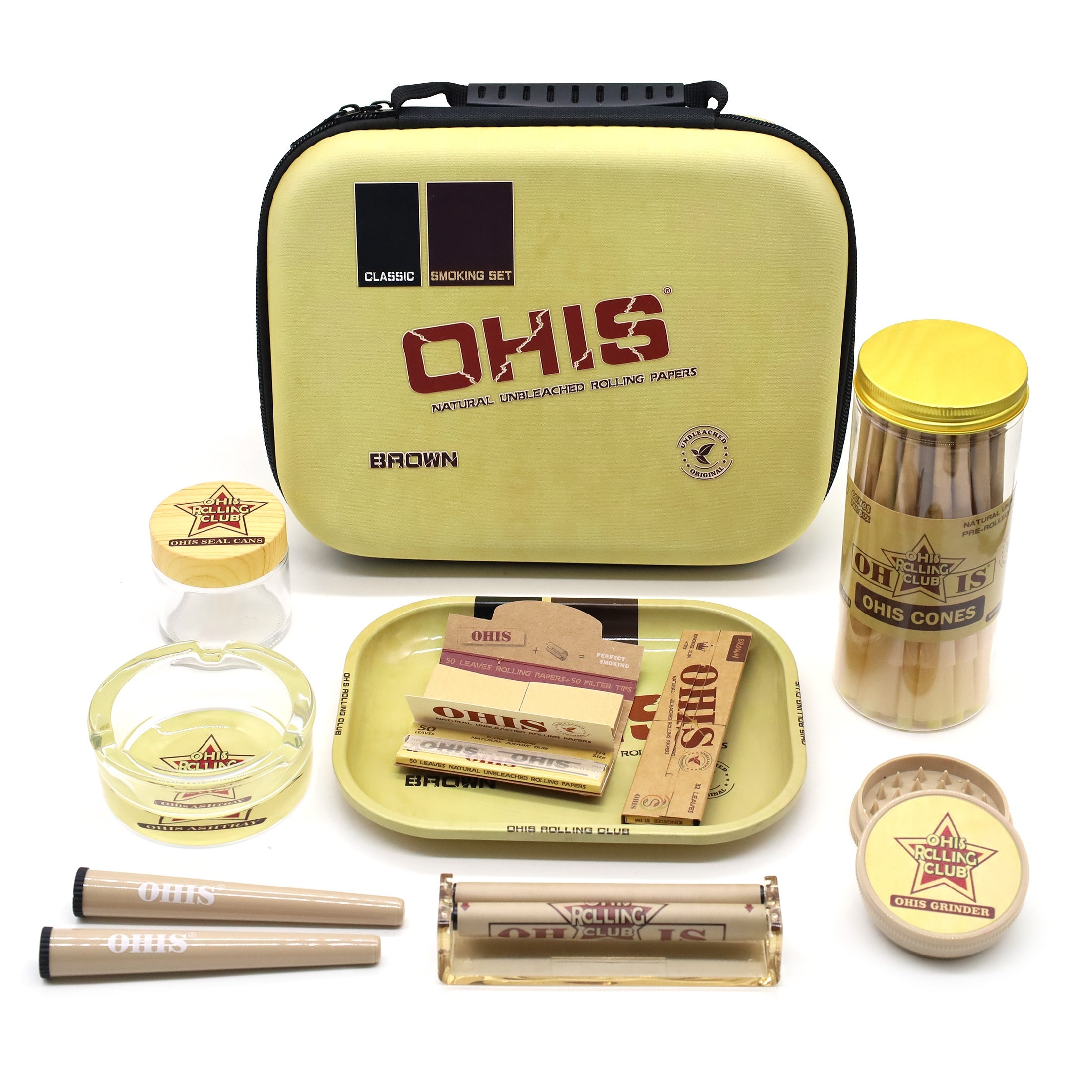 Kit de accesorios para fumador para organización viaje y regalo | diseño funcional