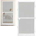 Mosquitera | Puerta de balcón con mosquitera y marco de aluminio, protección contra insectos y mosquitos, mosquitera para puerta de balcón y