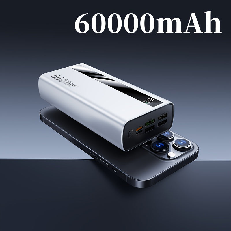 Power bank para carga durante viajes y uso diario | 60000mAh