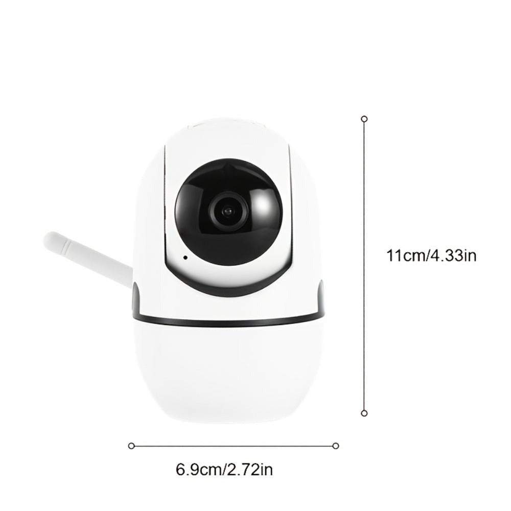 Cámara de seguridad inteligente para interiores, cámara IP inalámbrica con visión nocturna, seguimiento automático y detección de movimiento, WiFi de doble banda, aplicación móvil compatible, conector USB para monitor, vigilancia adecuada para smartphones