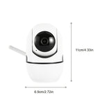 Cámara de seguridad inteligente para interiores, cámara IP inalámbrica con visión nocturna, seguimiento automático y detección de movimiento, WiFi de doble banda, aplicación móvil compatible, conector USB para monitor, vigilancia adecuada para smartphones