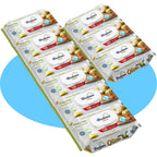 Toallitas Húmedas, Cuidado e Hidratación Profunda, Fibras Ultrasuaves ideales para Piel Sensible, Perfume Fresco, Packs de 3/6/9/12 Unidades, 360/720/1080/1440 Toallitas - Bestline