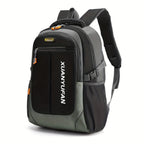 Mochila de viaje casual para hombre con gran capacidad XUANYUFAN, con correas ajustables - Tejido de Oxford duradero, cierre con cremallera, forro de poliéster, ideal para uso al aire libre y deportivo, mochila deportiva | Mochila de estilo casual | Mochi