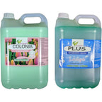 Pack Suavizante Concentrado Colonia 5L + Detergente Concentrado 5L + | Limpieza Profunda | Fragancia Duradera | Protege Color de la Ropa | Suavidad y Frescor Duradero