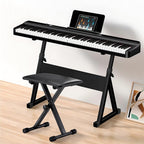 Juego de 1 taburete de hierro para piano electrónico, plegable, de altura ajustable, en forma de X, para una persona, silla para guitarra, taburete plegable de altura ajustable en forma de X para piano