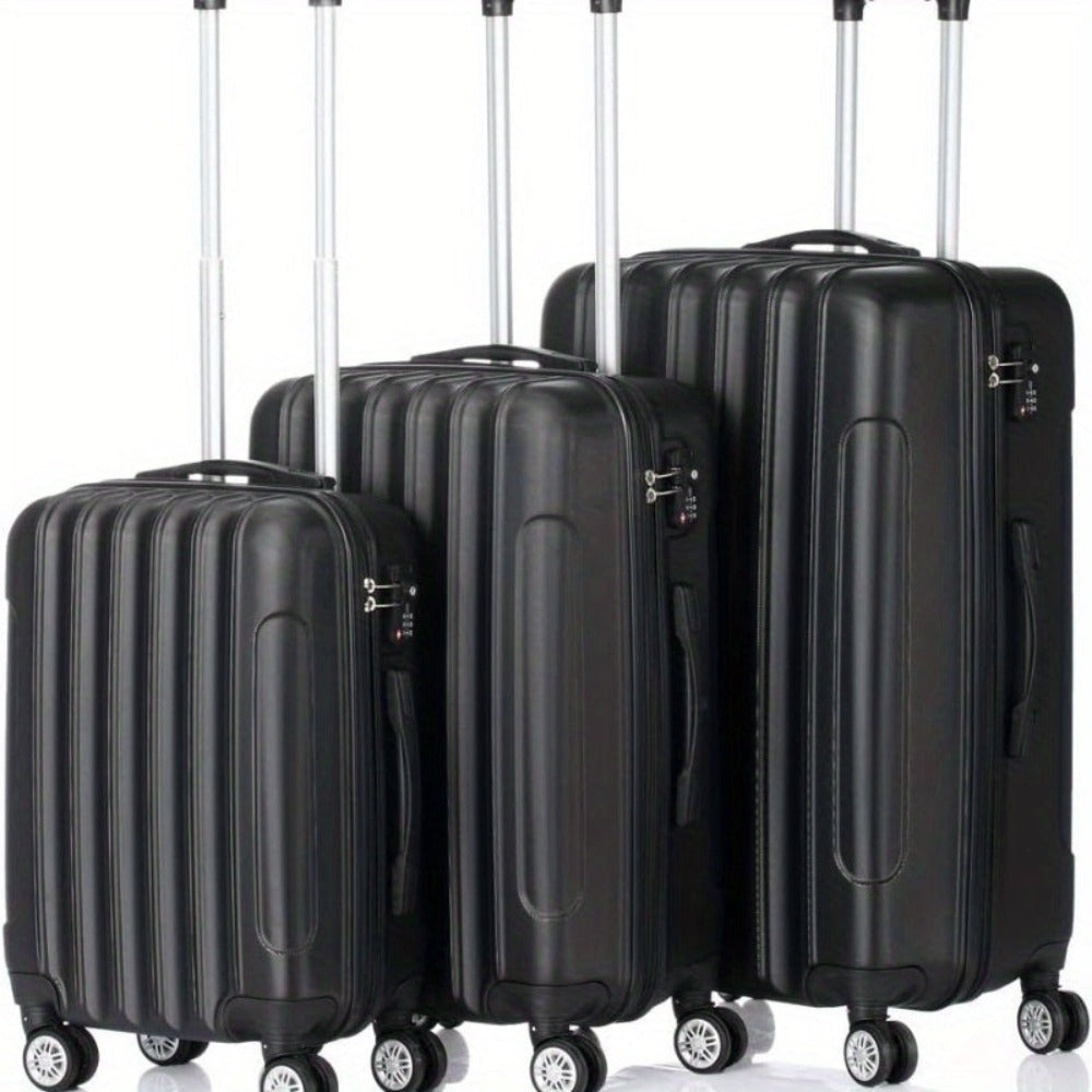 Bonnlo Equipaje de mano de carcasa rígida de 24 pulgadas - Material ABS ligero, candado de combinación, asa telescópica, 4 ruedas giratorias, esquinas reforzadas - Maleta de cabina/equipaje