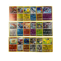 20 Cartas Originales de Pokémon Reverse Holo Brillante, Cartas Raras de Pokémon Alemanas Holográficas Reverse de Varios Conjuntos Actuales + Protección de Envío Heartforcards®