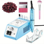 Lima Eléctrica para Uñas 20000 RPM, Pulidora de Acrílico y Gel, Herramienta Profesional Manicura Pedicura en Casa o Salón