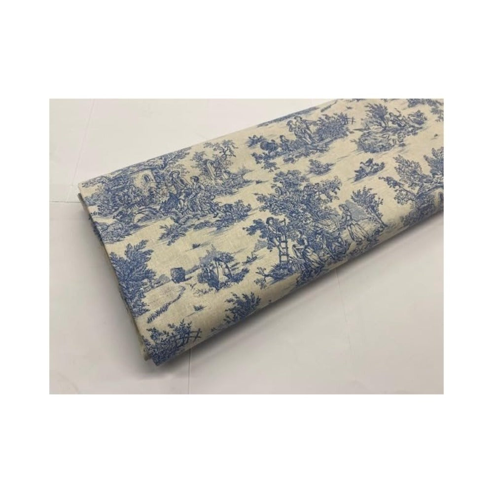 Tela de toile de jouy, telas de popelina 100%, telas de decoración, telas de labores, telas por metros,