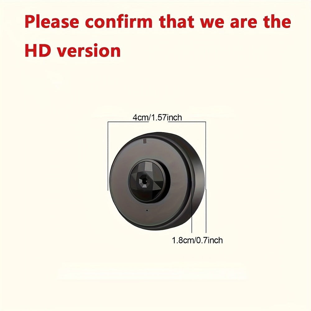 Cámara pequeña 56468ASD con soporte, monitor ultrainalámbrico recomendado por la marca para el hogar, WiFi sin enchufe, para niñera, coche, mascota, niño, minicámara remota para móvil, detección de movimiento HD y visión nocturna, grabación por intercomun