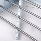 Mikomika Tendedero Plegable Montar en Paredes - Retrctil - Tendedero Plegable de 80cm para Interiores o Exteriores -y Compacto Que Ahorra de Espacio, Capacidad para 30Kilos, Cuenta con 6 barras de 80cm aluminio de alta resistencia (T001 1999)