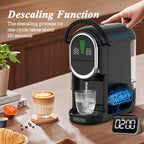 Cafeteras de cápsulas | CAFELFFE Cafetera Multifuncional de Cápsulas, 7 Niveles de Control Preciso del Agua, Compatible con Cápsulas Nes*