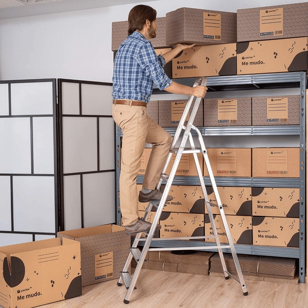 Pack 10 Cajas Carton para Mudanzas y Almacenaje Ultra Resistentes con Asas