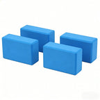 4pc - Bloque de yoga de alta densidad - ladrillo de soporte sólido de yoga negro / Rosa / verde / morado / negro, ladrillo de yoga universal para hombres y mujeres, ladrillo de yoga ligero de 500g, adecuado para fitness, baile, estiramiento, peso ligero,