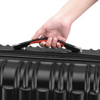 Conjunto PROVITERA de 4 Maletas Rígidas de ABS, Maleta Rígida S-M-L-XL con Asa Telescópica de Gel y 4 Ruedas de Rodadura Fácil, Trolley Ligero y Resistente al Viaje, Equipaje de Mano con Cerradura de Código, Mangos de Gel Ergonómicos, Ruedas Giratorias de