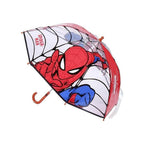Paraguas de lluvia unisex para niños, transparente y multicolor, con forma de campana