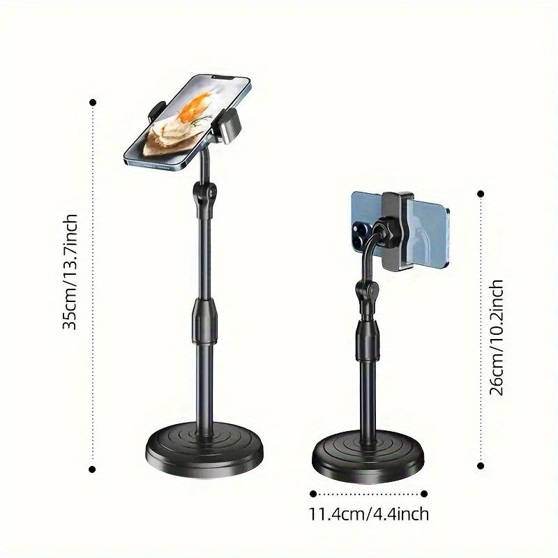 Soporte ajustable con brazo giratorio para vídeo, fotografía y uso de escritorio