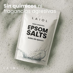 Sales de Epsom para Baño y Pediluvio 500g, Sulfato de Magnesio de Alta Pureza, Disolución Rápida, Ideal para Bañera, Spa en Casa, Cuidado Personal y Rutina de Bienestar Diario