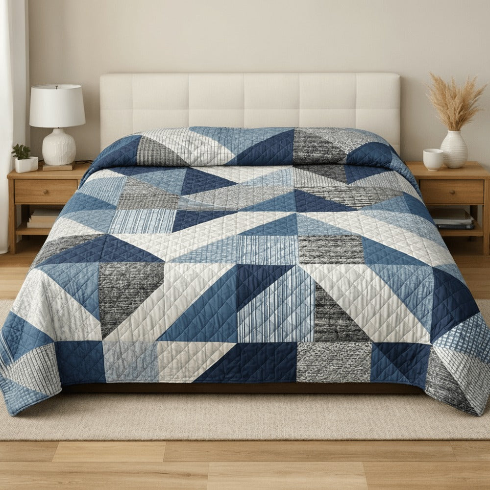Colcha Bouti Microfibra Reversible Estampada – Colcha Verano y Entretiempo Ligera y Transpirable, Acolchado Pinsónico para Todas las Estaciones, Sin Fundas de Almohada