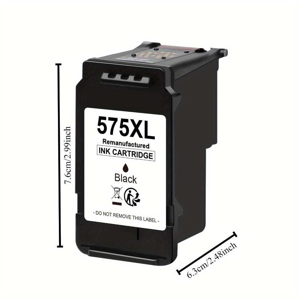 Cartuchos de tinta 575 XL 576 XL compatibles con Canon 575 576 Cartuchos de tinta para impresoras Negro y Color para Canon PIXMA TS3550i TR4750i TR4751i TS3551i Paquete de 2