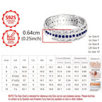 Anillo de moda para mujer en plata de ley 925, elegante y con estilo, incrustado con circonita sintética, anillo de mujer de alto valor, adecuado para viajes de vacaciones, uso diario, es un regalo conmemorativo perfecto para amigos, con caja de regalo