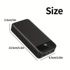 Batería externa | PD66W Carga Súper Rápida, Batería Portátil de Alta Capacidad 50000mAh, Pantalla LED de Energía/Puertos de Salida Rápida Dobles