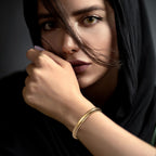 Jewelrywe Pulsera de Serpiente Flexible para Mujer: Brazalete Elástico de Acero Inoxidable de 10 mm de Ancho, Puntero de Serpiente Elástico para Mujer Y