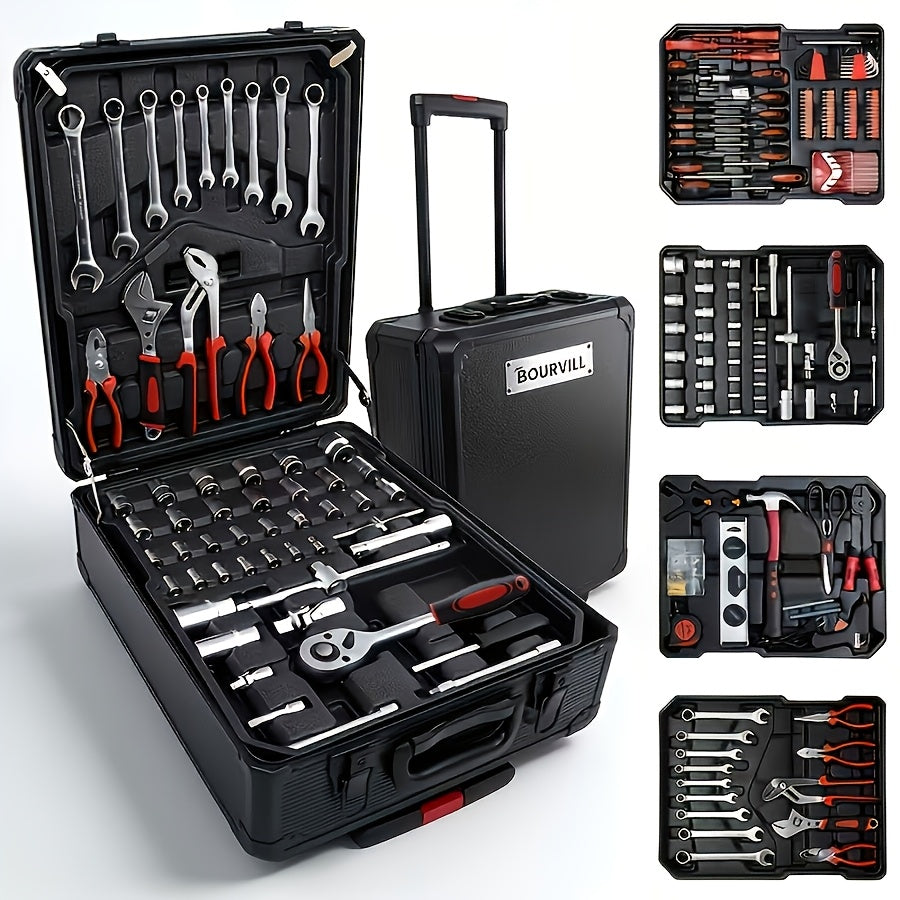 Kit de herramientas | Juego de herramientas de 899/53/51/46 piezas, kit de herramientas de maquinaria para reparaciones del hogar y kit de