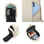 Mochila de cabina 40 x 20 x 25 cm (20 L) | Mochila ideal para viajes en avión | Mochila de cabina para hombre y mujer para el trabajo, viajes, senderismo y escuela