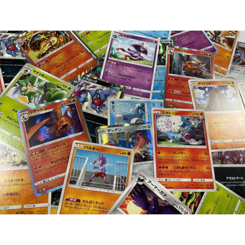 Originales 20 Cartas Pokémon Holo Brillante - Cartas Pokémon Holográficas Raras Japonesas de Conjuntos Actuales