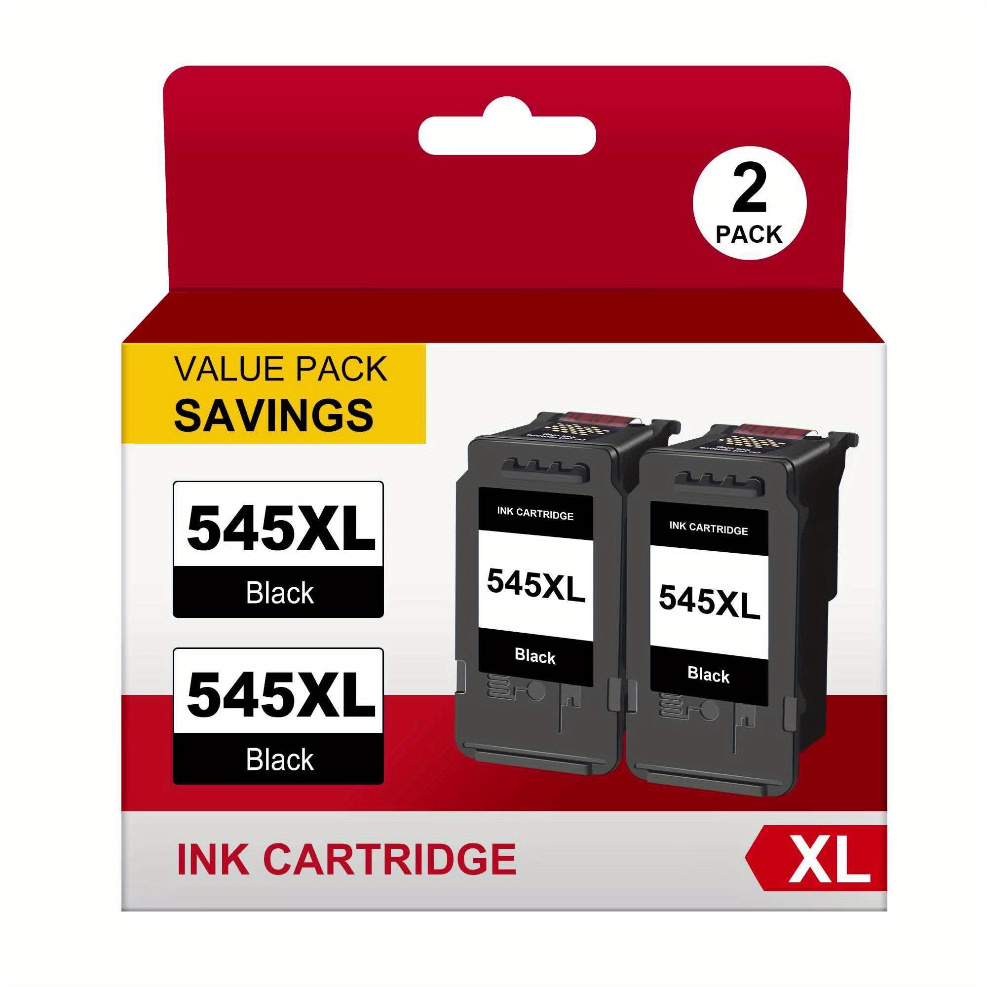 Cartucho de tinta | Cartuchos de tinta 545XL Remanufacturados para Canon PG-545 para Canon IP2800 MG3053 MX490 IP2820 MG2440 MX495 TR4500 MG2450