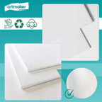 Set de Pintura Artística Artmaker con Caballete de Aluminio de 170 cm, Estuche y 3 Lienzos de Pintura de 24x30 cm, Incluye 12 Pinturas Acrílicas de 12 ml Cada Una, 10 Pinceles y Paleta de Pintura – Kit Completo de Pintura para Niños, Adolescentes y Adulto