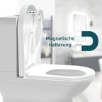 Tapa de inodoro de cierre suave 1pc | Baño, recambio e instalación rápida