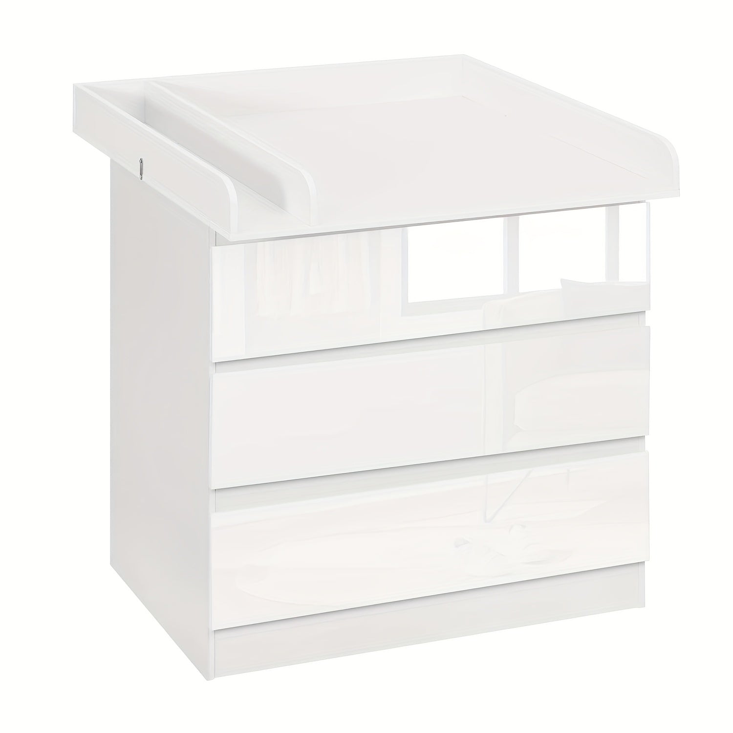 1 unidad de cajones de almacenamiento, cómoda con estantes extraíbles con adicionales, organizador de almacenamiento, muebles para el hogar, puede ser un tocador, organizador, gabinete con estantes y 3 cajones, dormitorio, sala de estar, baño, blanco