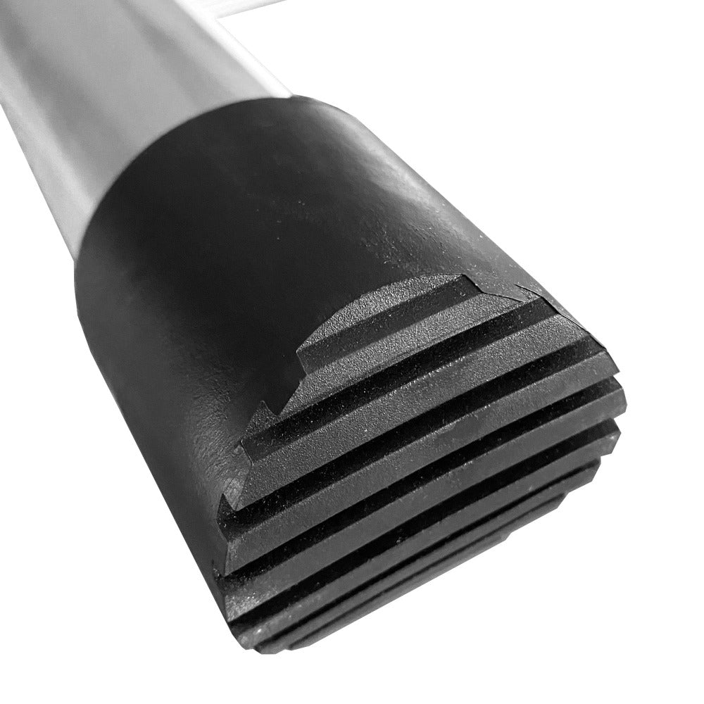 Escalera Telescópica de Acero Galvanizado Extensible y Plegable 2 a 4,4 Metros | Altura Ajustable por Peldaños con Cierre de Seguridad | Certificada EN131 para Uso Profesional y Doméstico | Base Antideslizante con Pies de Goma | Ideal para Reformas, Jardí