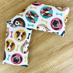 Bolsas térmicas de semillas para microondas, tamaño 50×12 cm, bolsas multifuncionales de terapia fría y calor, aptas para calentar en microondas y enfriar en nevera.